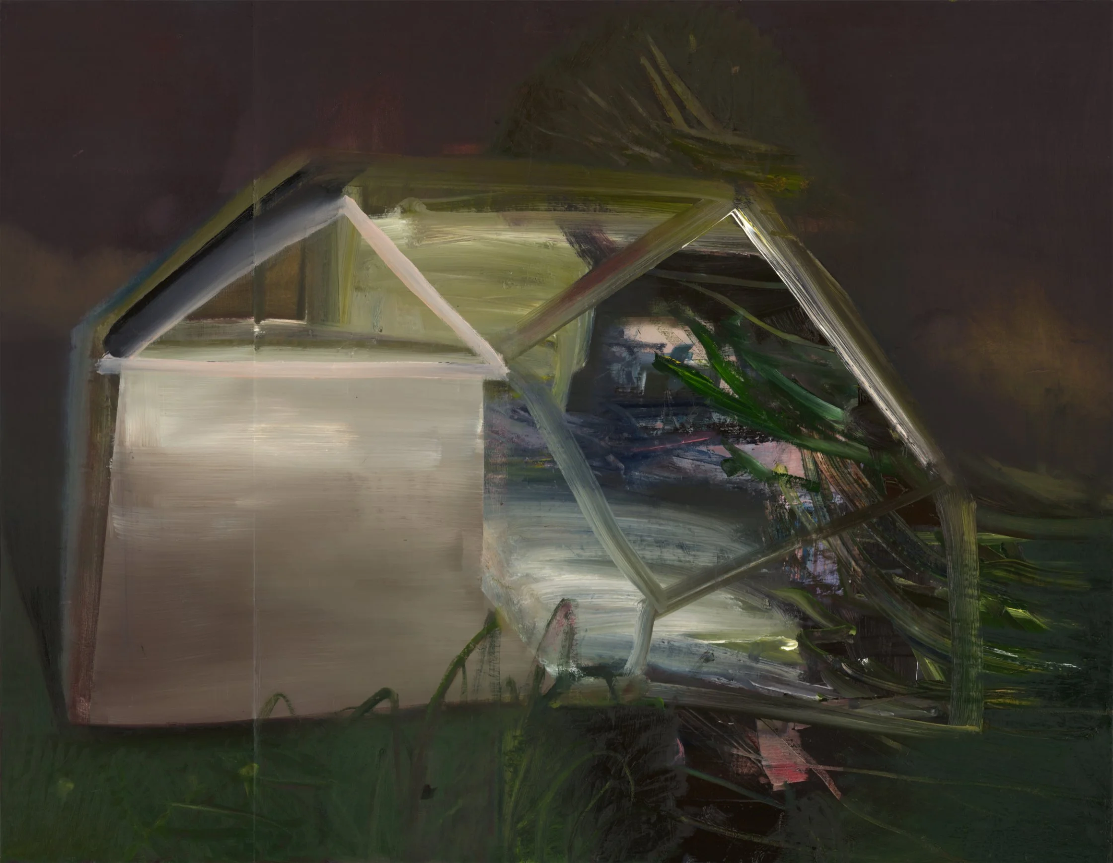 Fragile boundary ( 61cm x 79cm) Oil on board