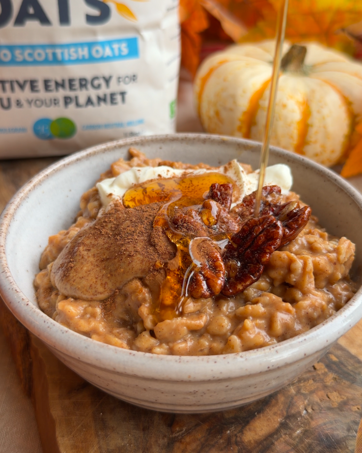 Pumpkin spiced latte oats