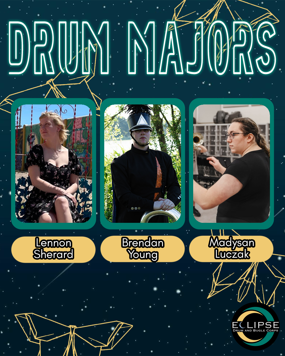 Meet the Eclipse 2026 Drum Majors!