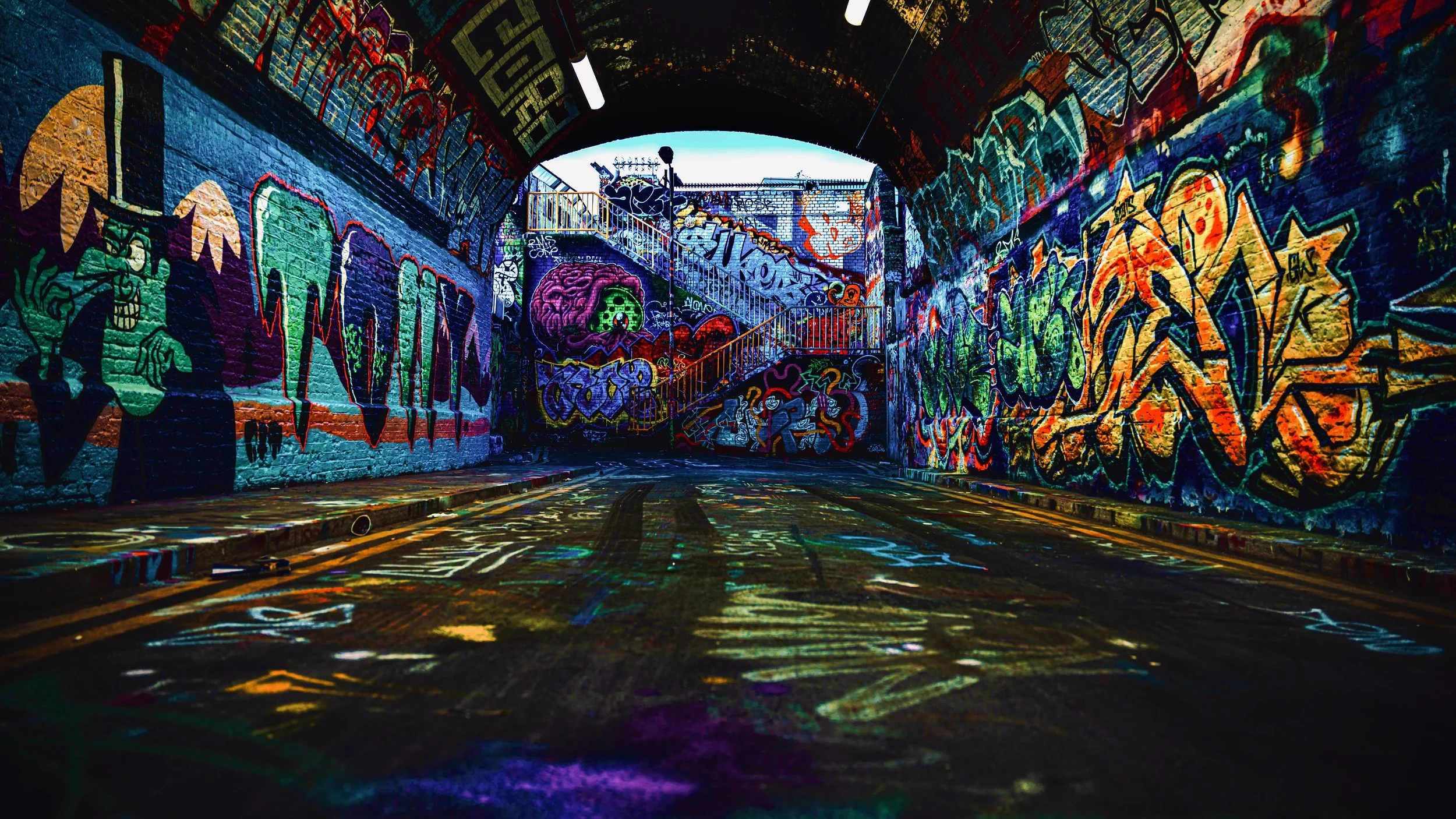 Tunnel in Shoreditch, London