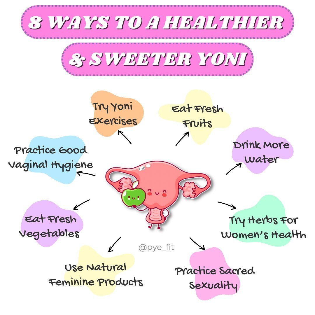 8 WAYS TO A HEALTHIER &amp; SWEETER YONI 🌸🐱 

Sis you already know my favorite saying &ldquo;What you eat, is what you discharge!&rdquo;

That goes for the foods, products, &amp; people you invite inside your garden too🙏🏾

#phatyonienergy 🍒