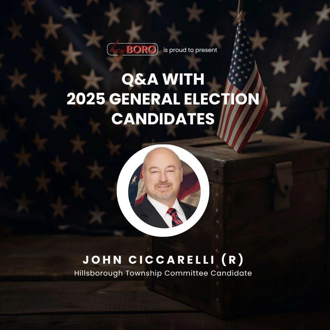 John Ciccarelli 2025 Hillsborough Township Committee Republican Candidate. >>> Link in Bio - News <<<