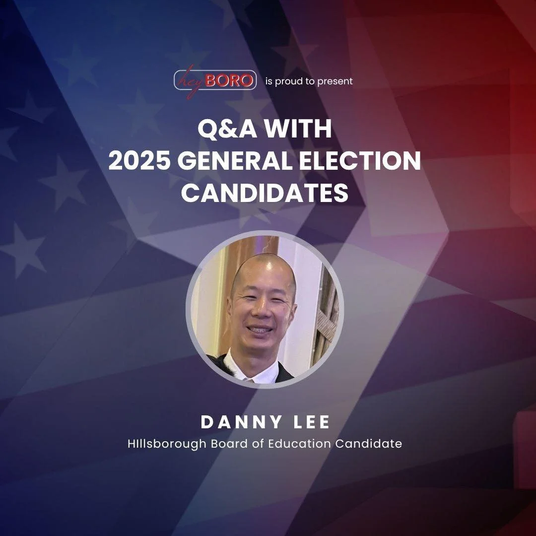 Danny Lee 2025 Hillsborough Township Board of Education Candidate. >>> Link in Bio <<<
