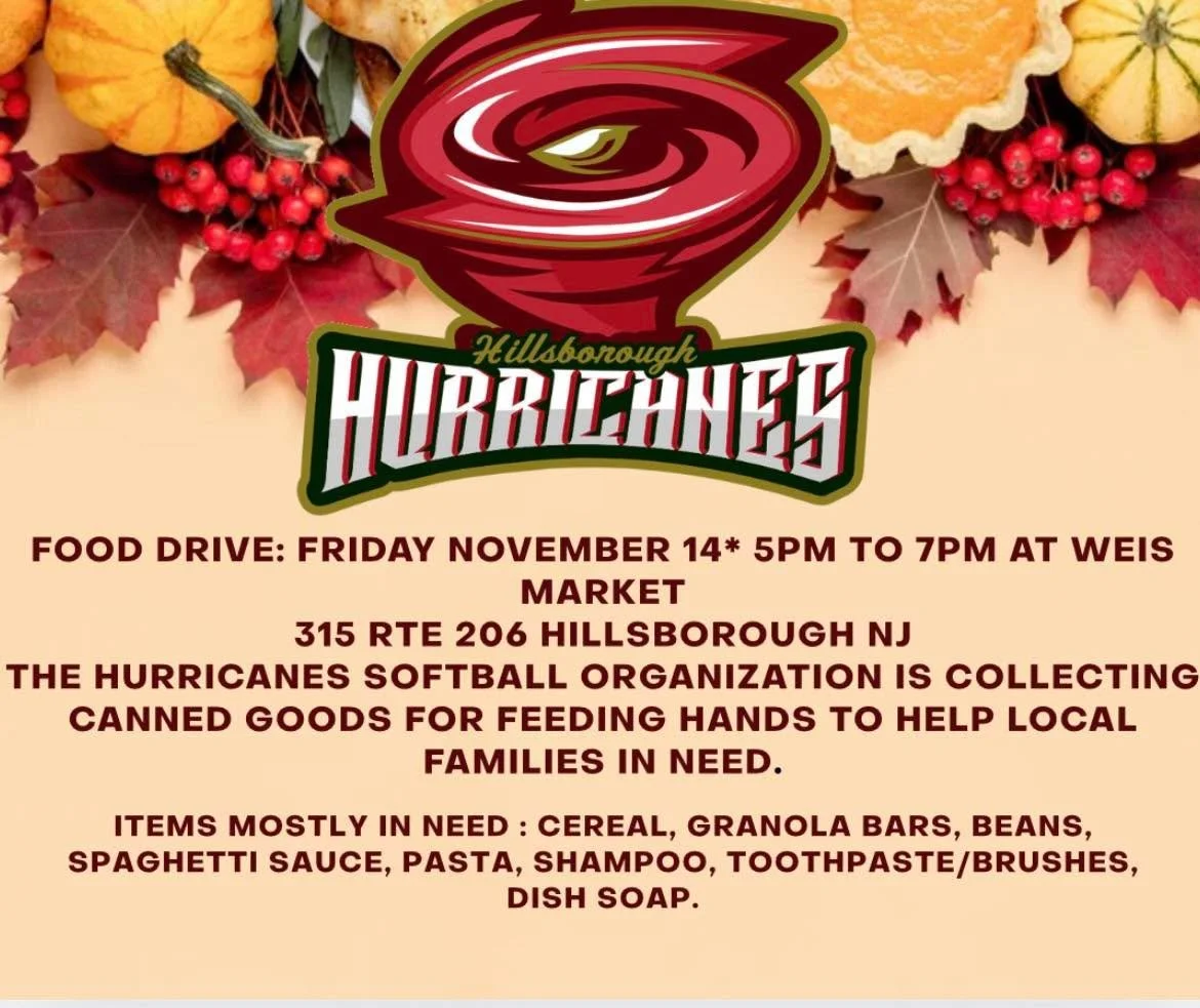 Today is the day to help families in need!  The Hillsborough Hurricanes will be at Weis this evening from 5  pm to 7pm collecting for local families in need.