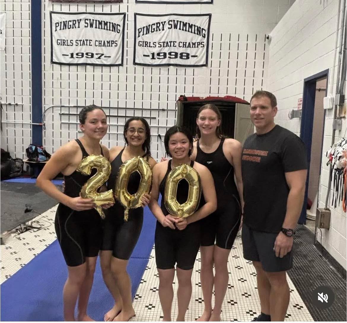 Congratulations to Hillsborough swimming coach Todd Sudol on his 200th win for the girls team!