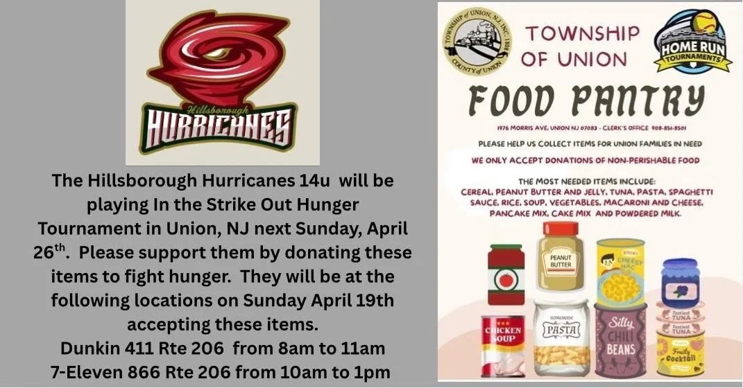 Please help support The Hillsborough Hurricanes 14u strike out hunger.