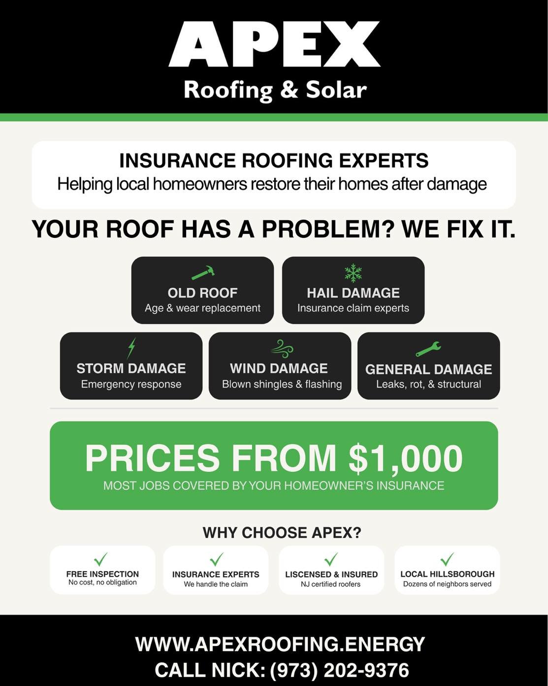 Professional Roofing. Best Prices. Lifetime Service. #Ad