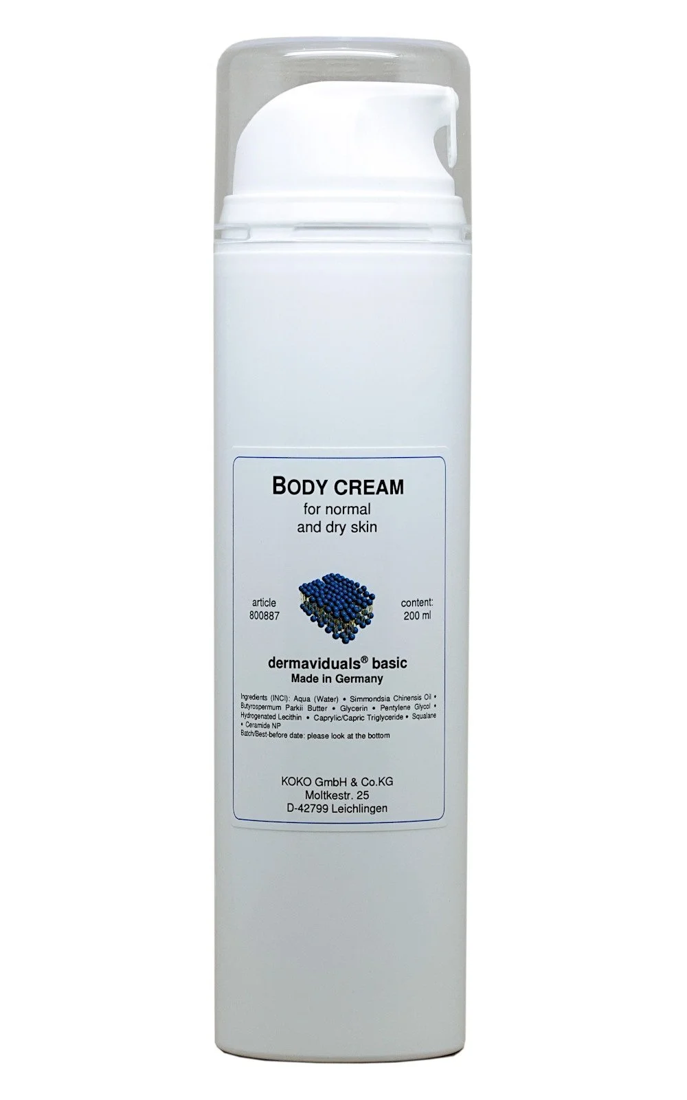 Dermaviduals Body Cream