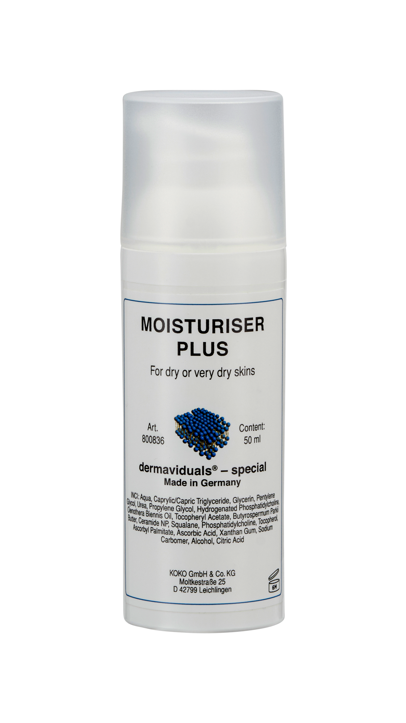 Dermaviduals Moisturiser Plus Face Cream