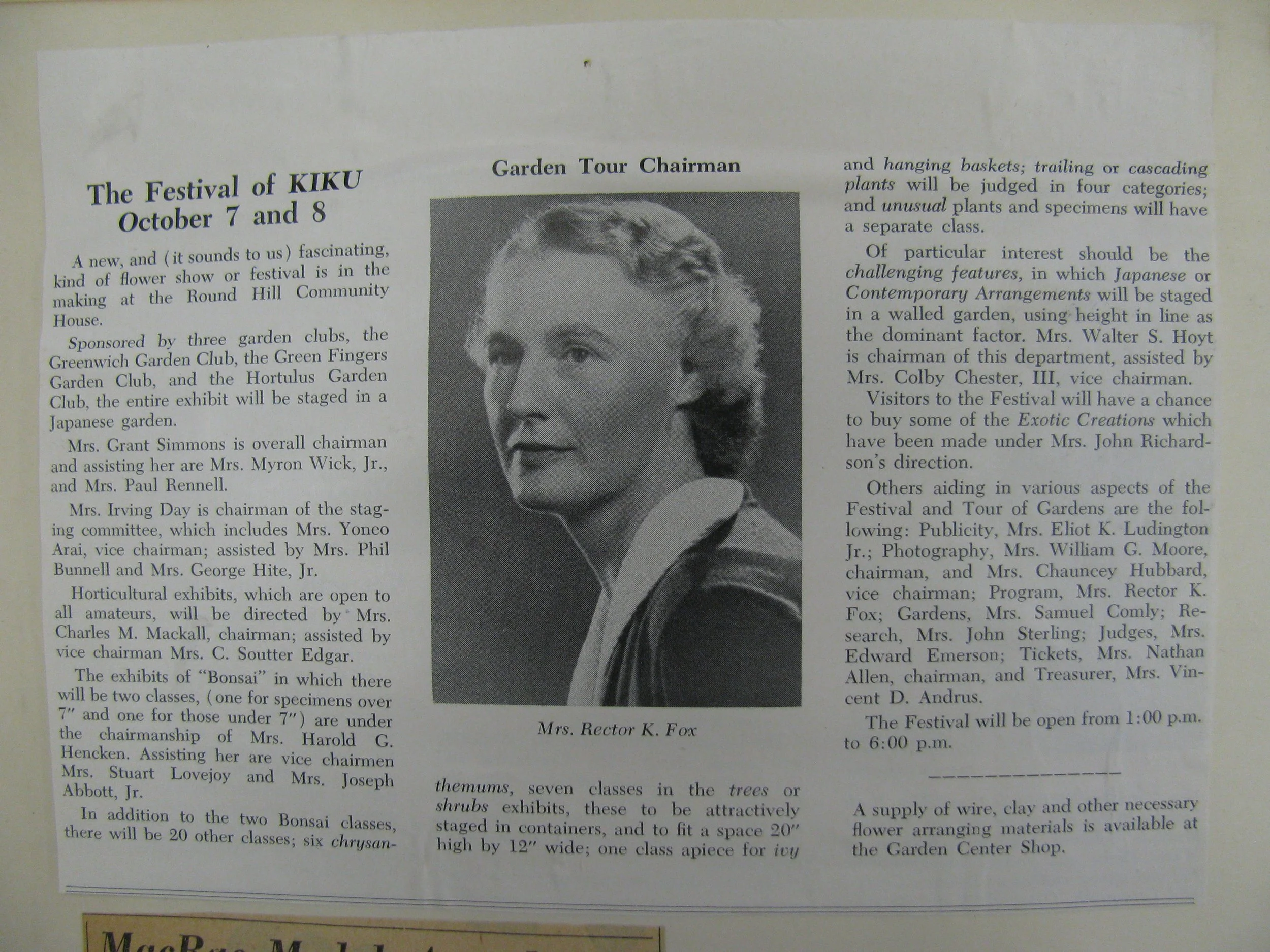 1959 Festival of Kiku