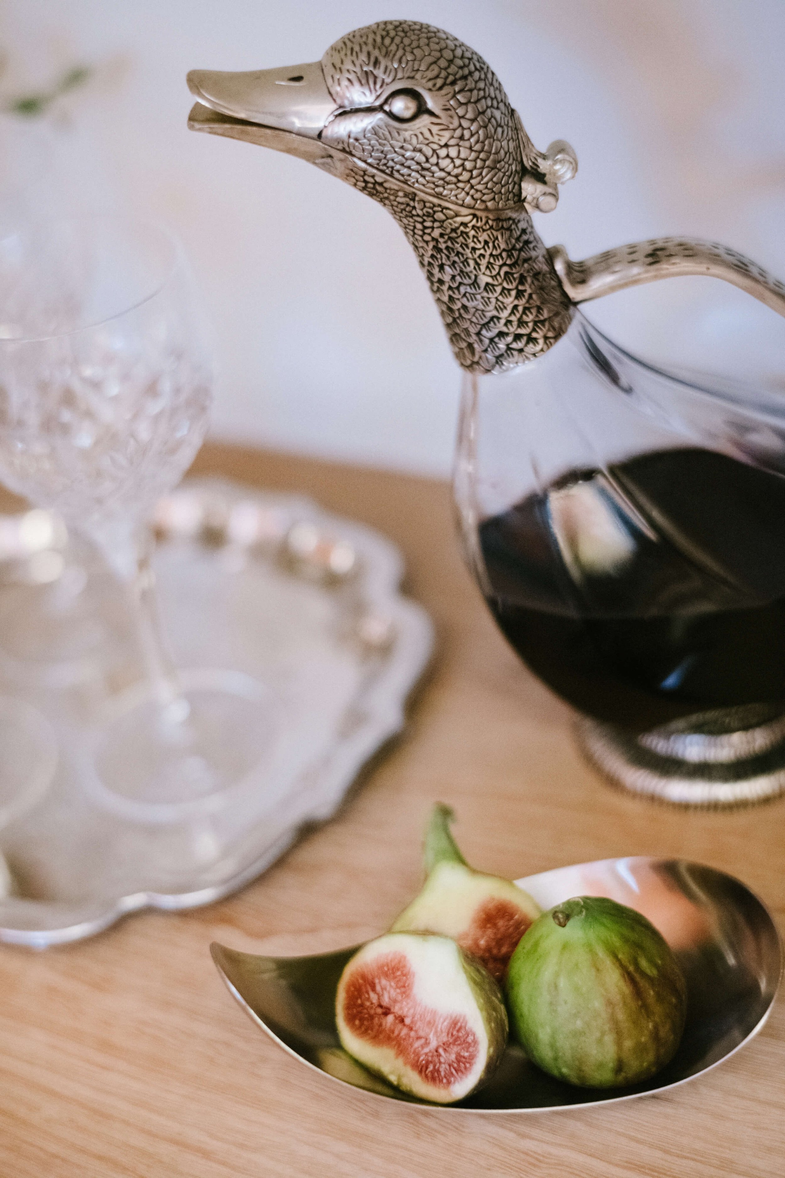 Interior Styling Art deco home office styling wine decanter