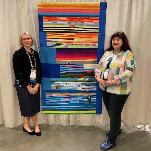Stephanie & Leanne at QuiltCon 2023