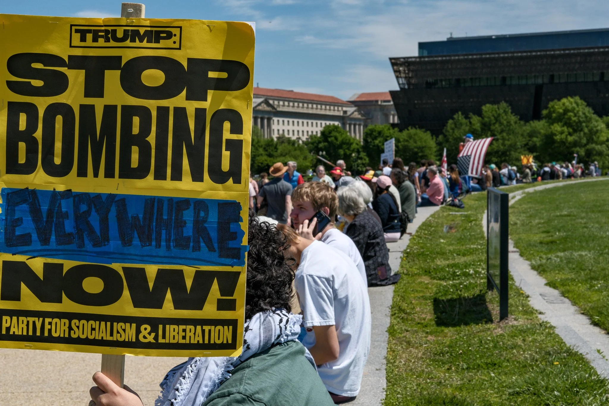 Washington DC Street Photography: Shooting the May Day Protest on the National Mall