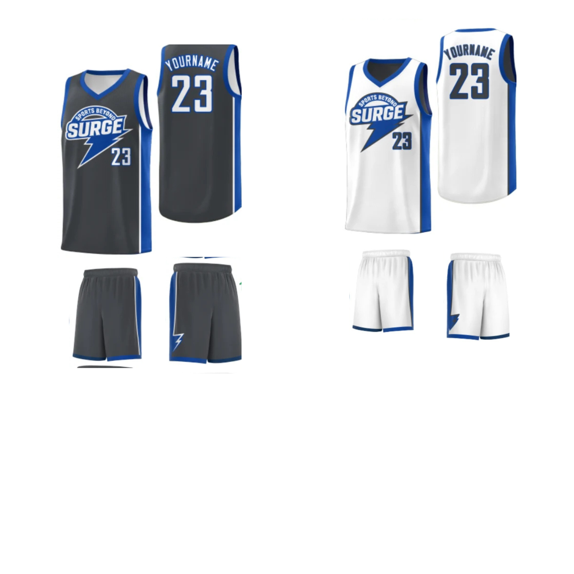 Surge Basketball Uniforms