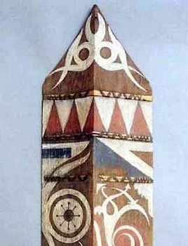 Painted Wood Shield