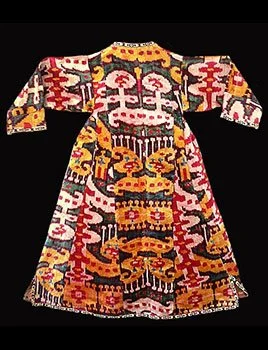 Silk-Velvet Ikat Coat (Chapan)
