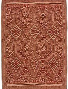 Ikat Dyed Ceremonial Textile ("Pua")