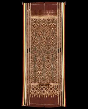 Ikat Dyed Ceremonial Textile ("Pua")