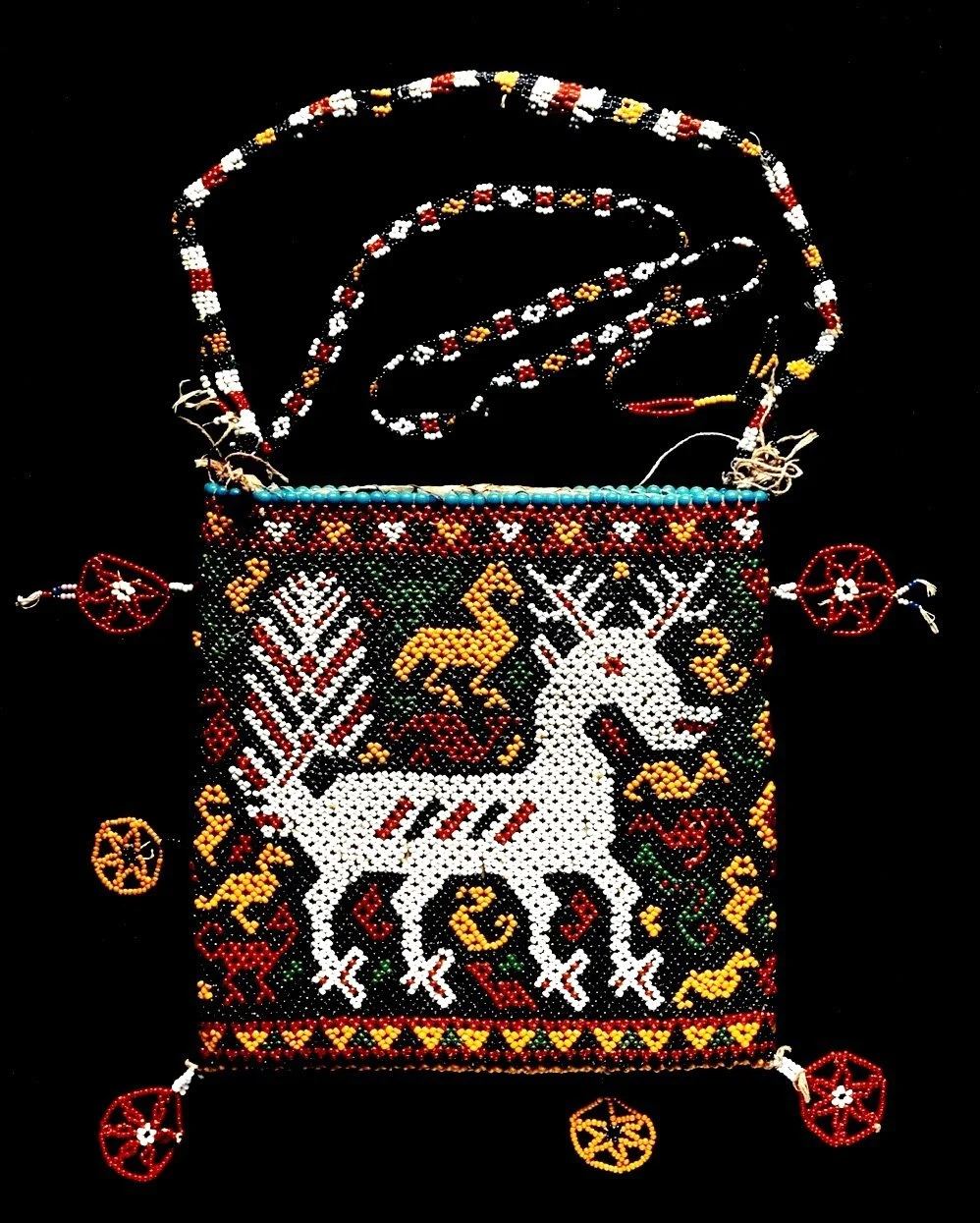 Beaded Betel Nut Bag #3