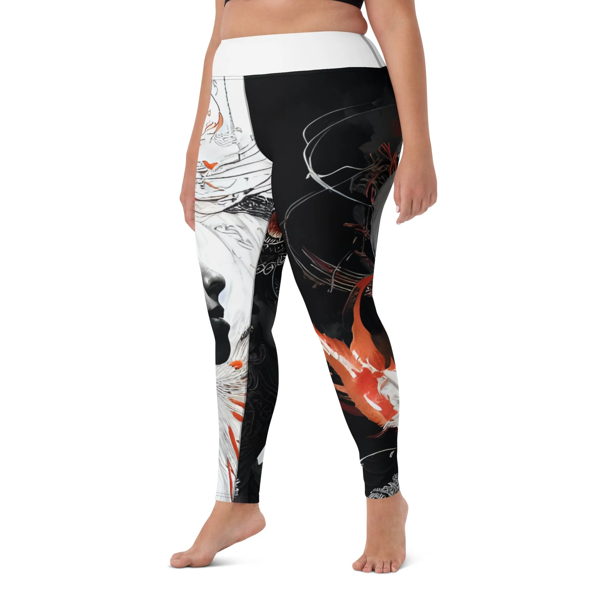 Bhairavi Reflection - Yoga Leggings