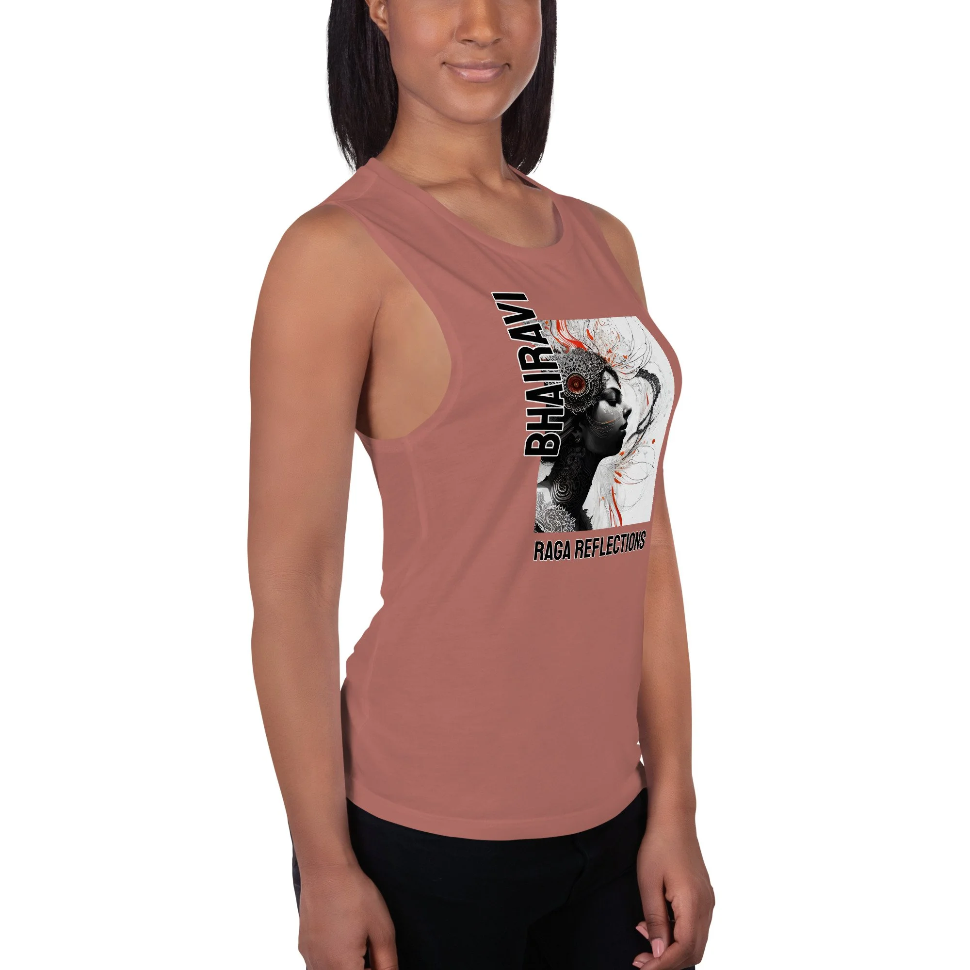 Bhairavi Reflection - Ladies’ Muscle Tank