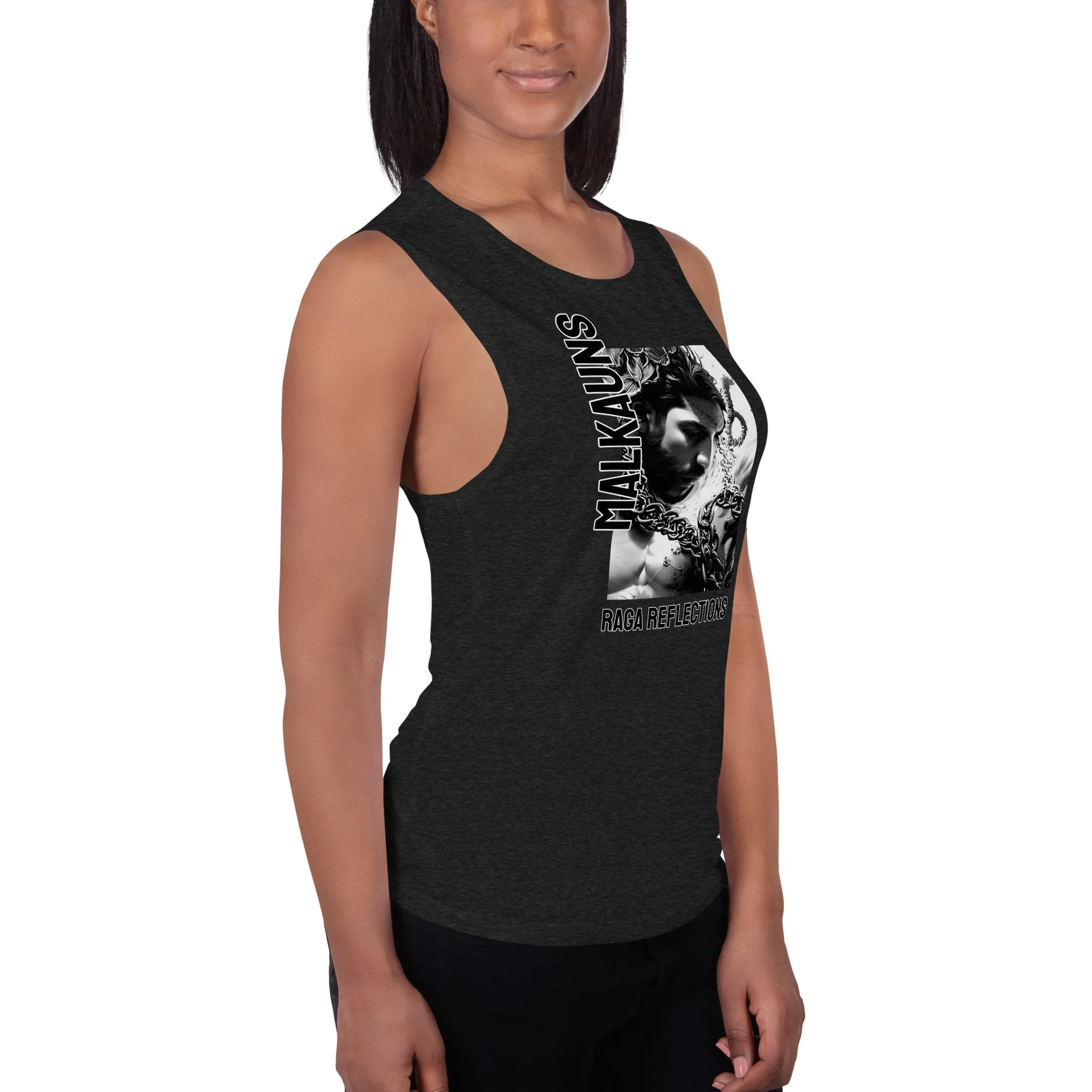Malkauns Reflection - Ladies’ Muscle Tank