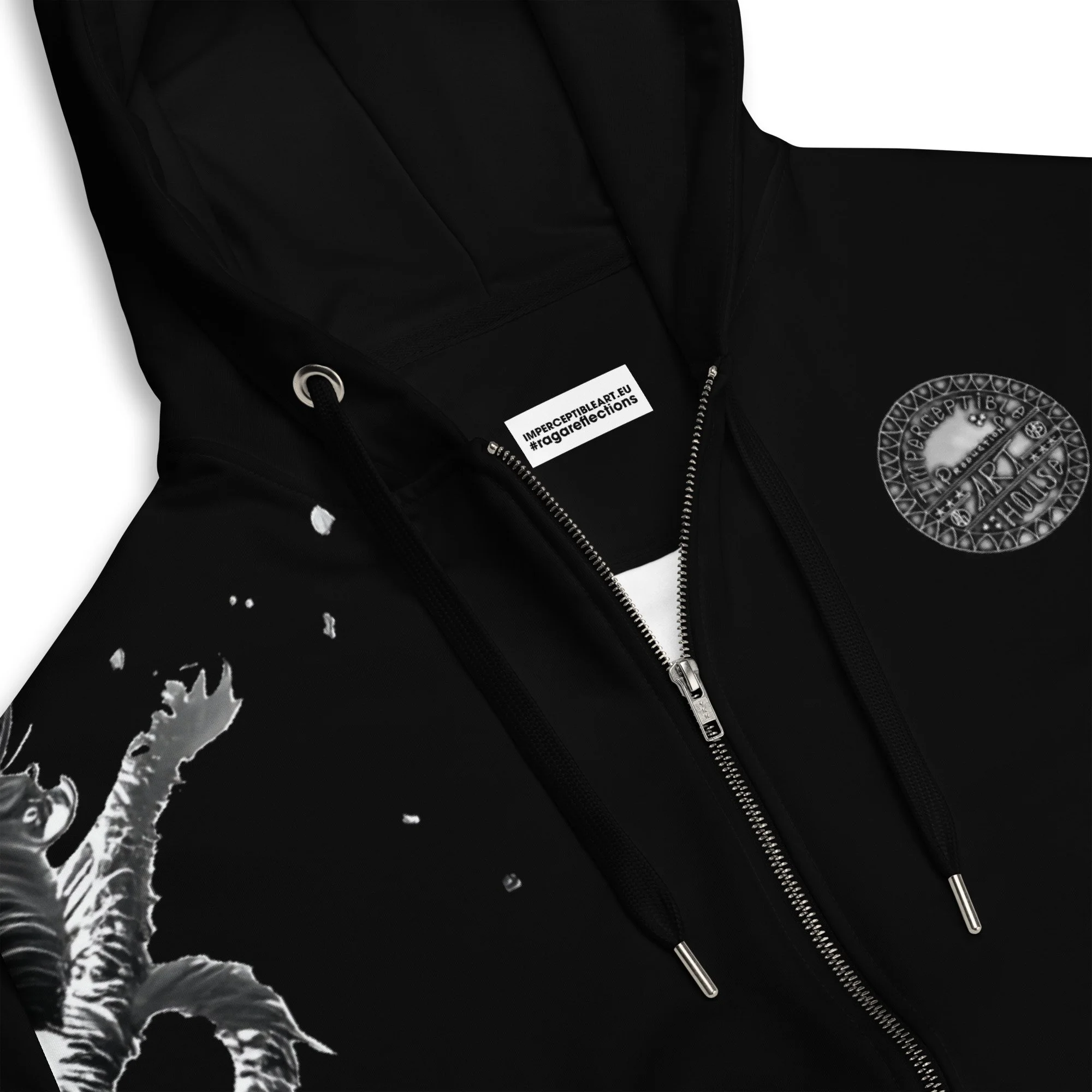 Malkauns Black Cut - Unisex zip hoodie