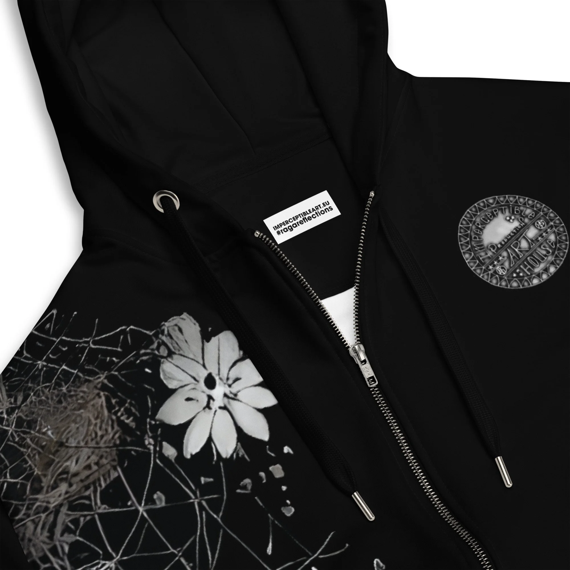 Darbari Black Cut - Unisex zip hoodie