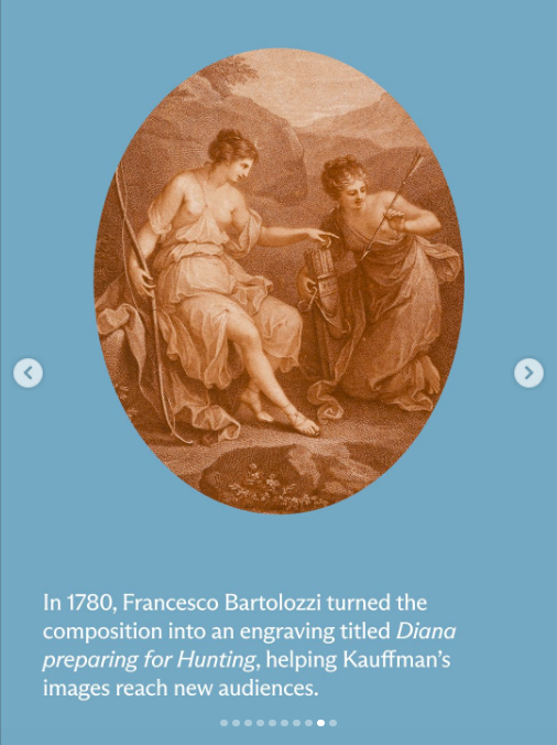 A copper etching of a 17th-century Neoclassical painting.