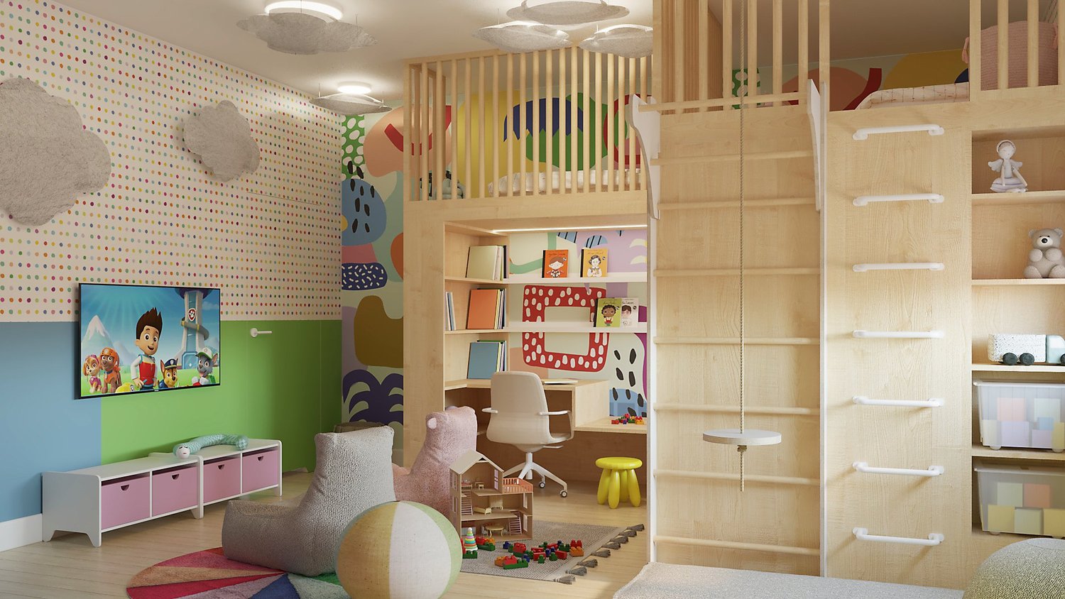 Four Little Pigs - Kids Interior Design