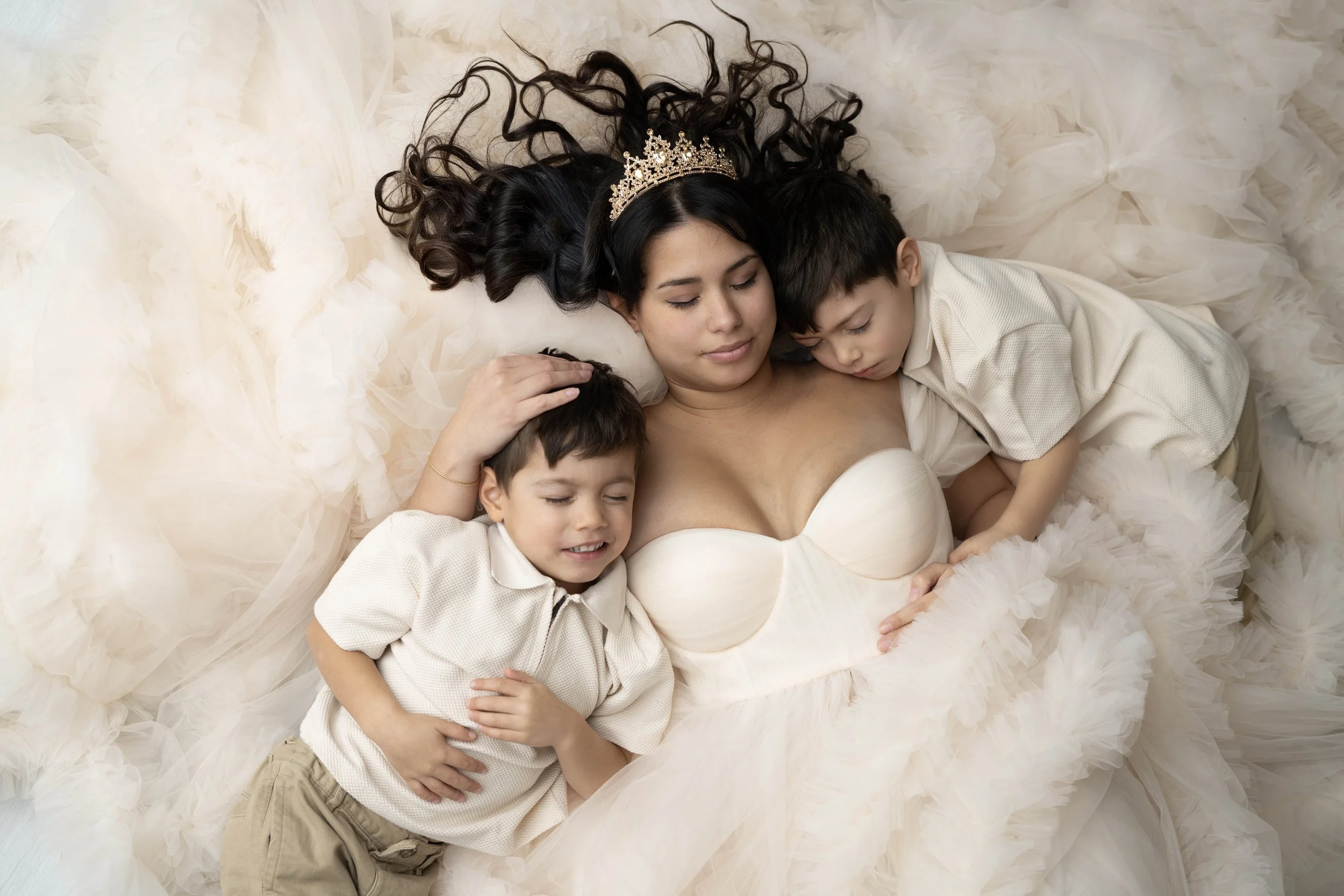 Capture the timeless bond of motherhood with our exclusive Mommy and Me studio sessions. Designed to celebrate you and your children at every stage of their childhood, these sessions offer a high-end, stress-free experience from start to finish in ou