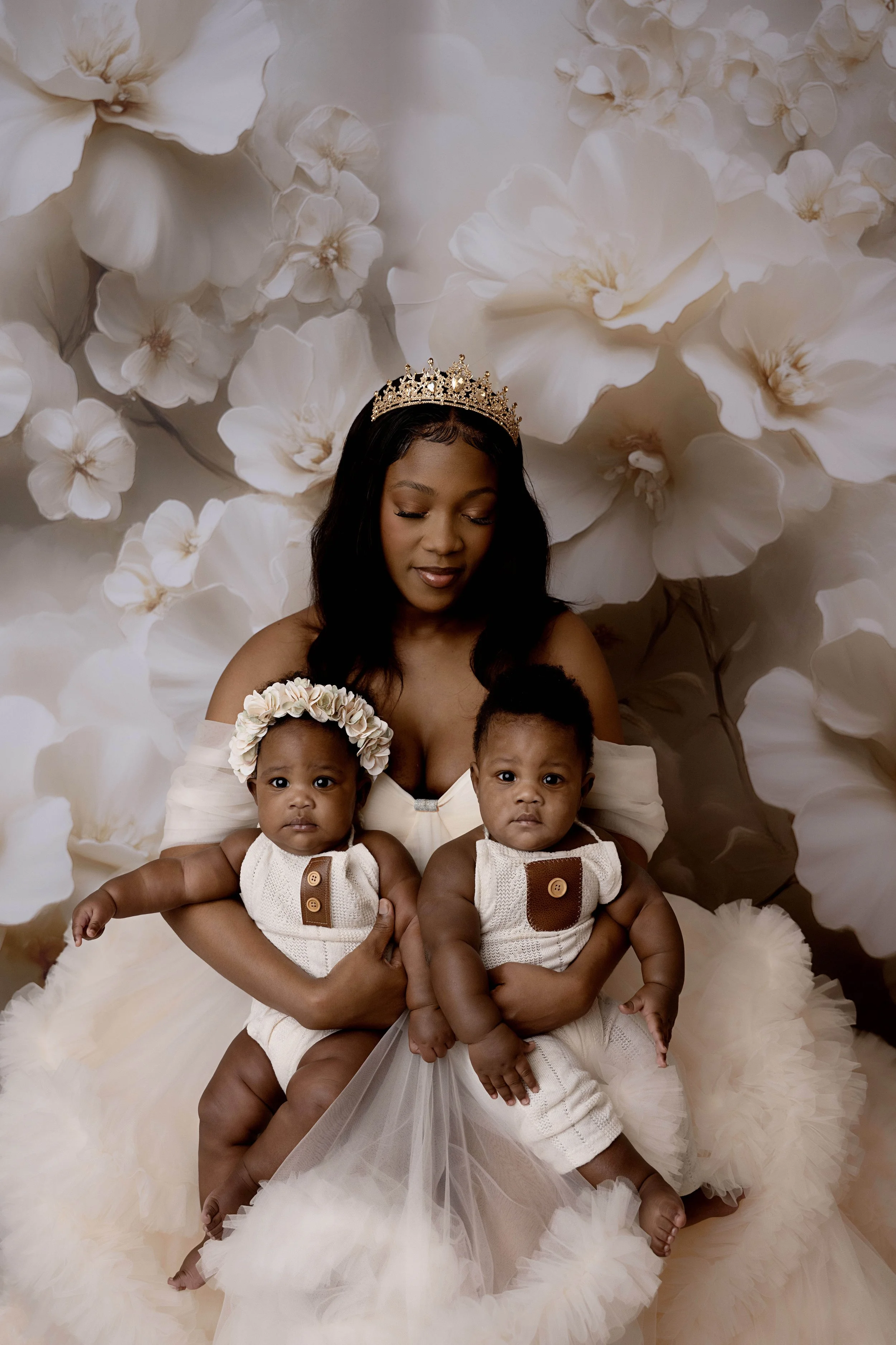 Capture the timeless bond of motherhood with our exclusive Mommy and Me studio sessions. Designed to celebrate you and your children at every stage of their childhood, these sessions offer a high-end, stress-free experience from start to finish in ou