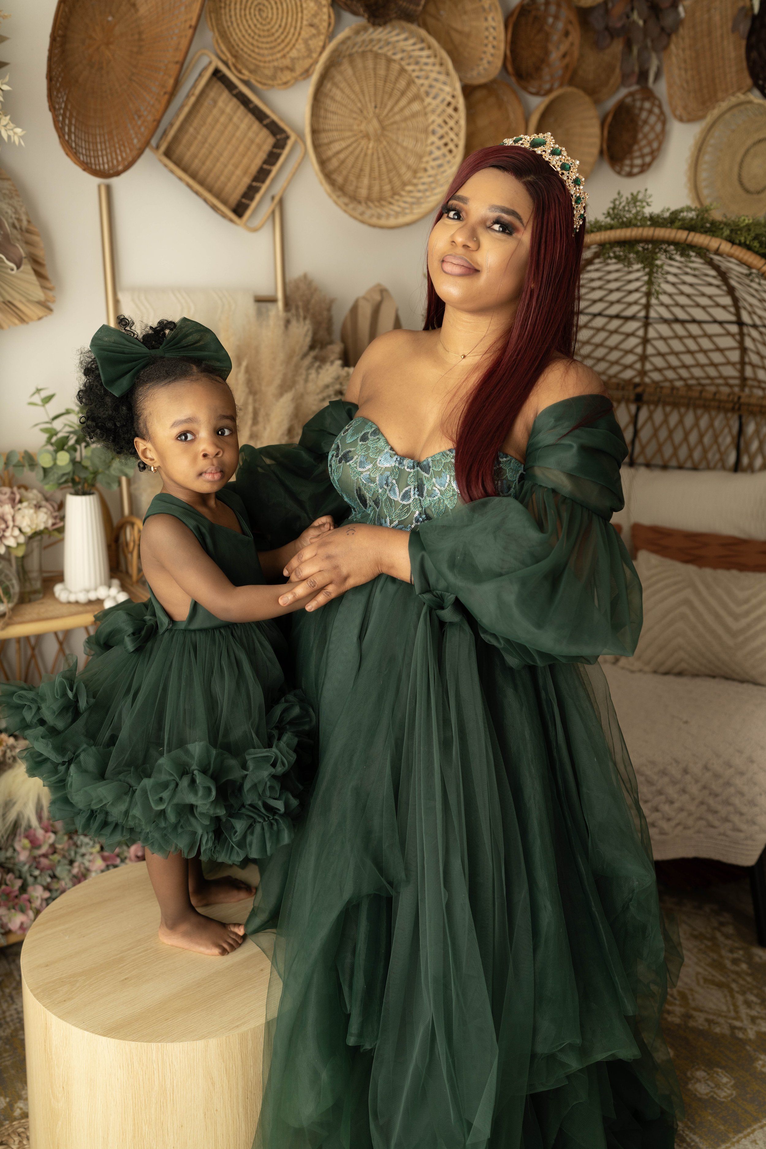 Capture the timeless bond of motherhood with our exclusive Mommy and Me studio sessions. Designed to celebrate you and your children at every stage of their childhood, these sessions offer a high-end, stress-free experience from start to finish in ou