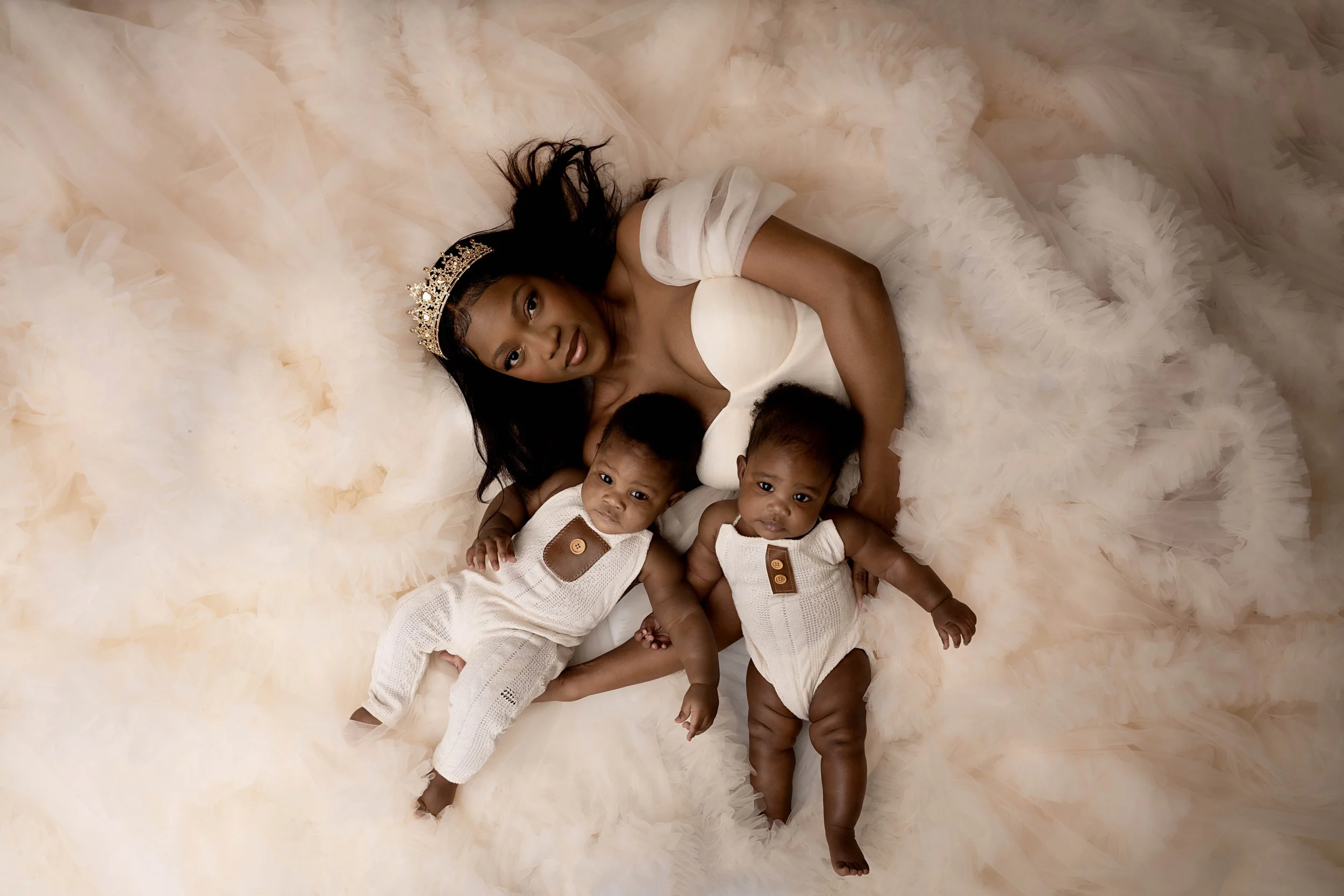 Capture the timeless bond of motherhood with our exclusive Mommy and Me studio sessions. Designed to celebrate you and your children at every stage of their childhood, these sessions offer a high-end, stress-free experience from start to finish in ou