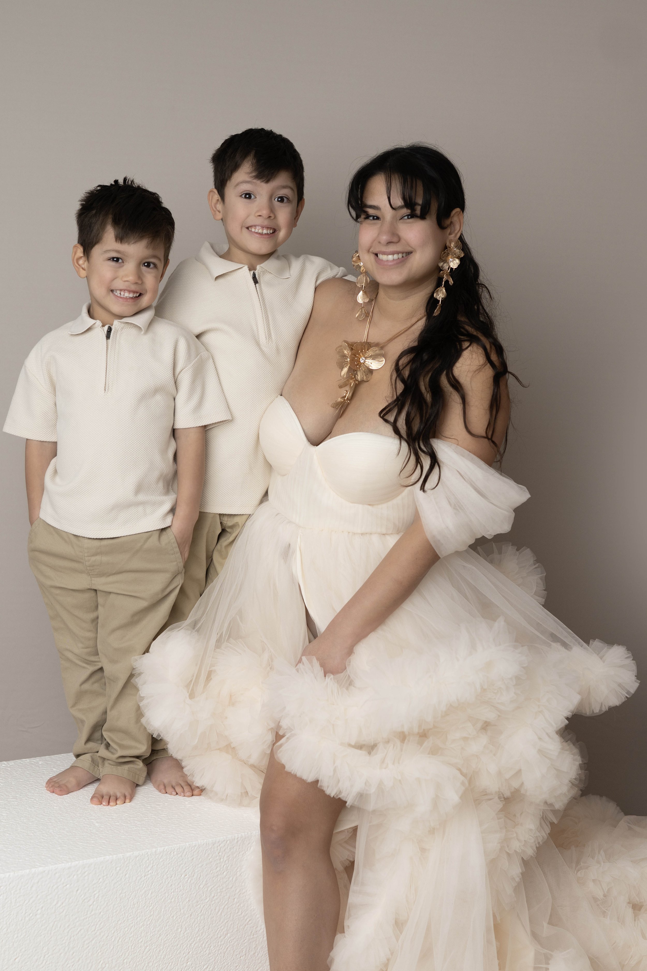 Capture the timeless bond of motherhood with our exclusive Mommy and Me studio sessions. Designed to celebrate you and your children at every stage of their childhood, these sessions offer a high-end, stress-free experience from start to finish in ou