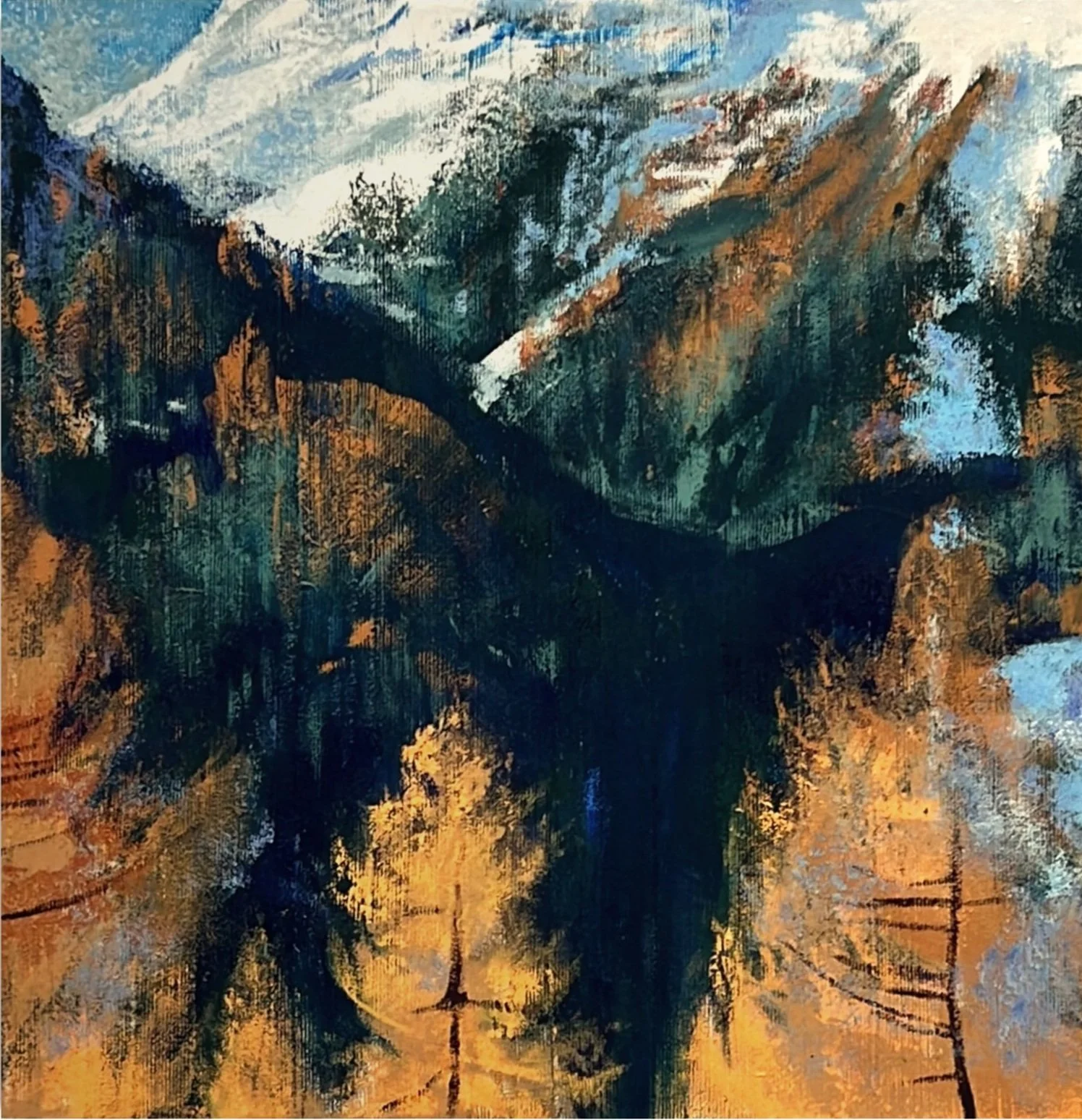 Sur, 2024, acrylic on glacial fleece, 150 x 155 cm
Sold