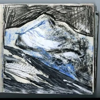 Hiking sketchbook