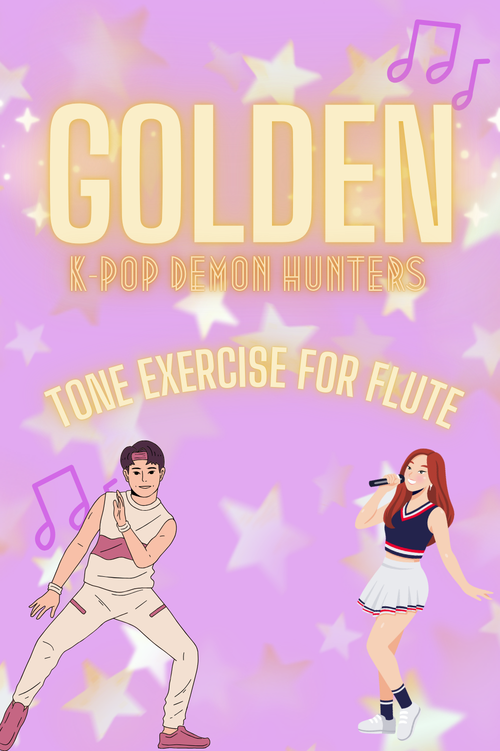 Golden (K Pop Demon Hunters) Tone Exercise for Flute