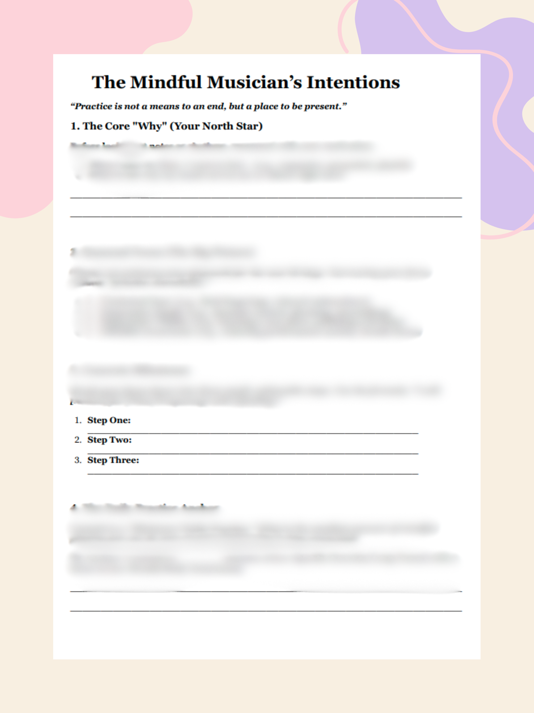 Pink and Purple Abstract Page Border Doubled Sided Poster.png