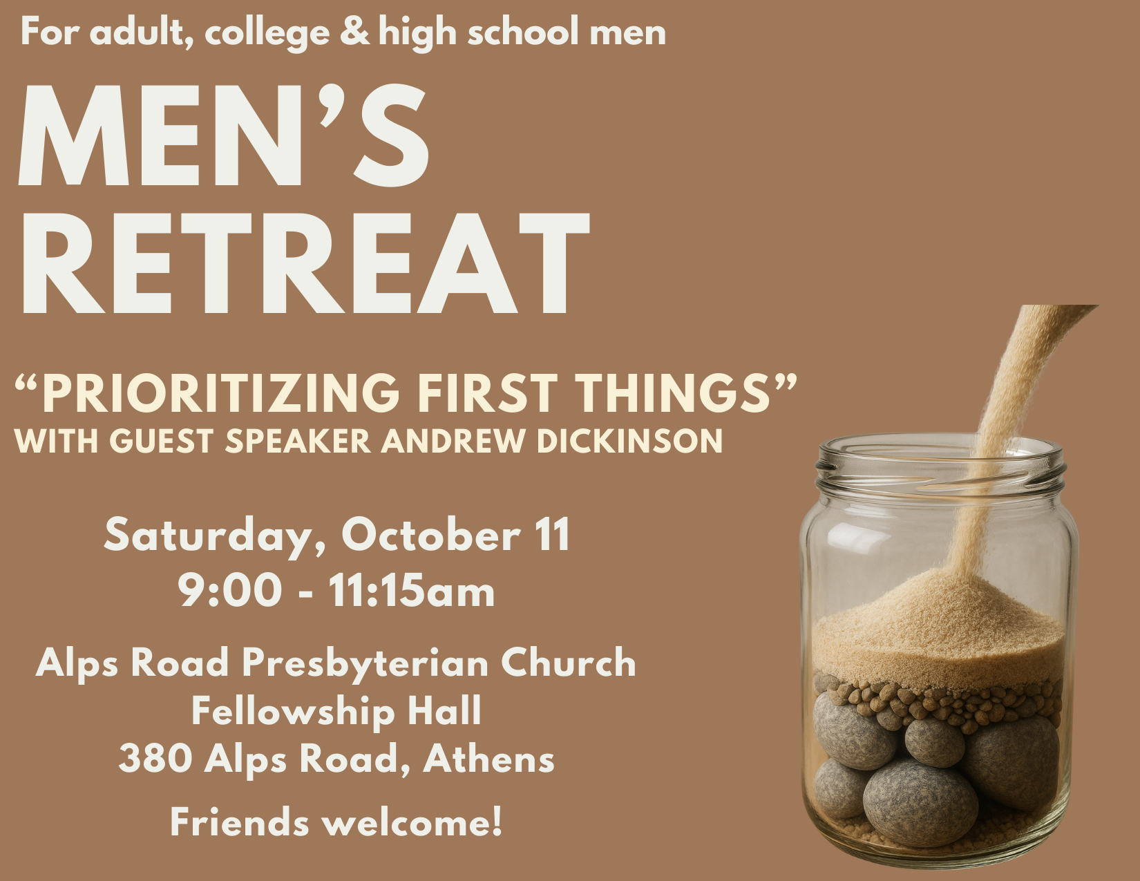 Men's Retreat: Prioritizing First Things