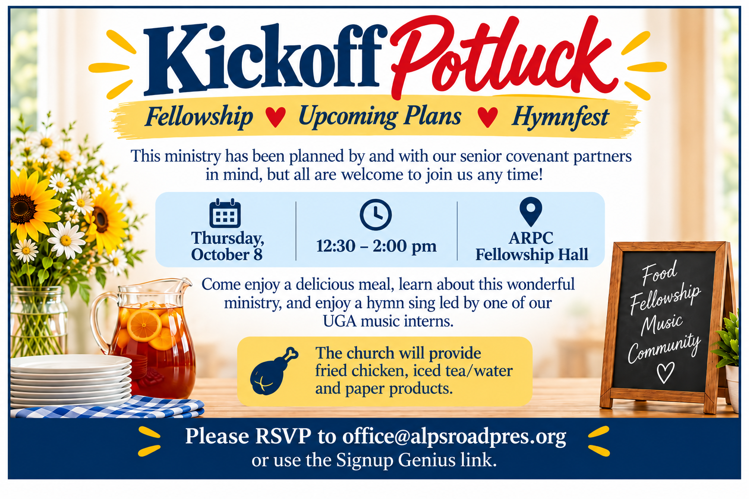 Kickoff Potluck