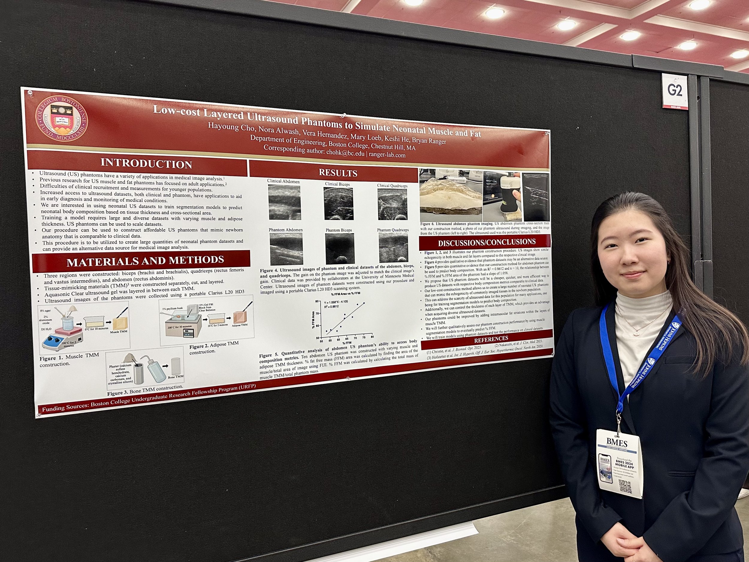 Hayoung Cho presenting her research