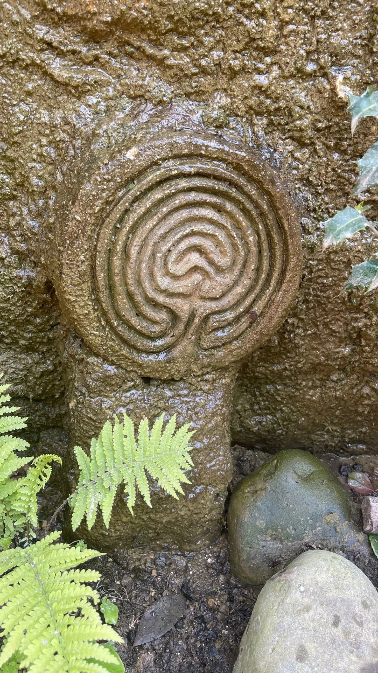 Spiral at the White Spring Temple.JPG