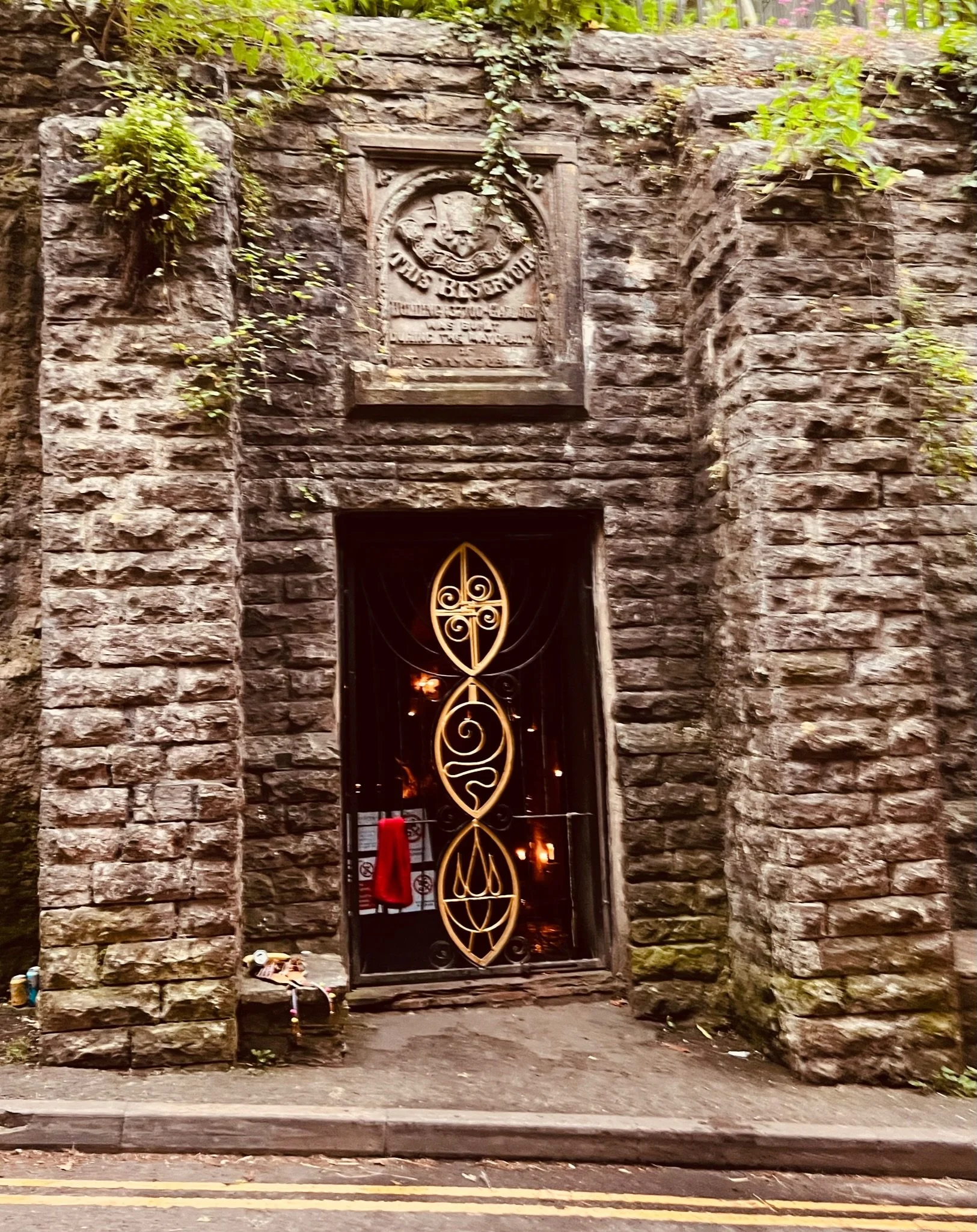 Entrance to the Temple of the White Spring
