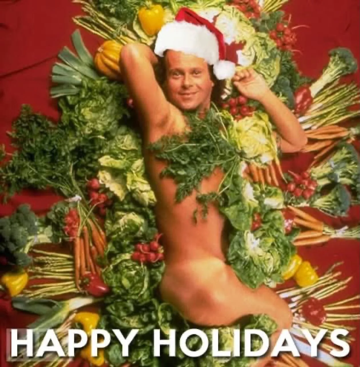 Merry Christmas! 🎄🍆🥒🌽 Veg out today! We love you all, and we&rsquo;ll see you tomorrow! HO HO HO! 🎅🎁