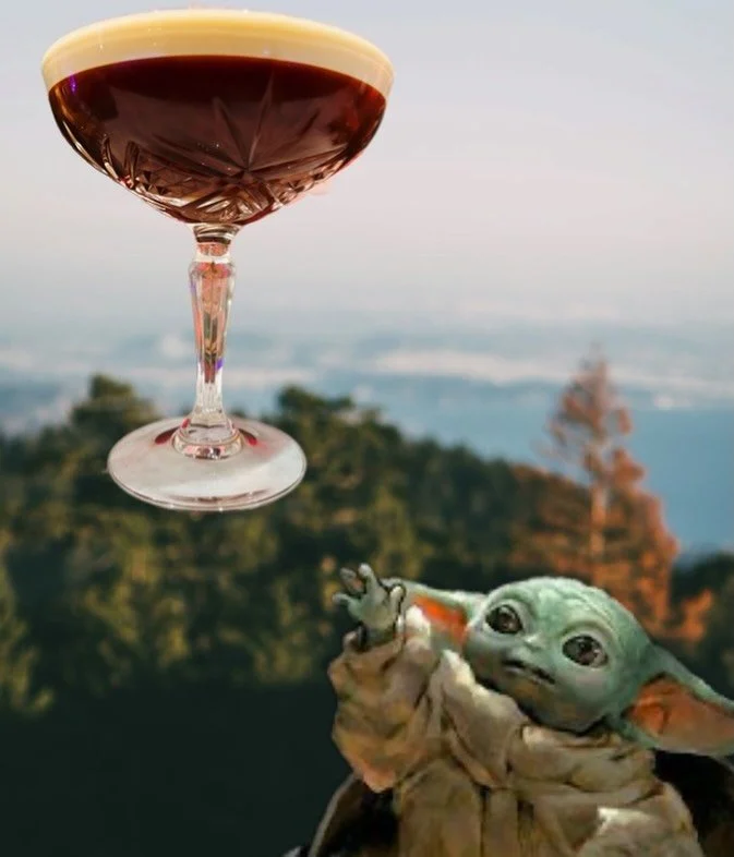 MAY THE FOURTH BE WITH YOU. Enjoy these Espresso Martinis the gays will ⚡️
