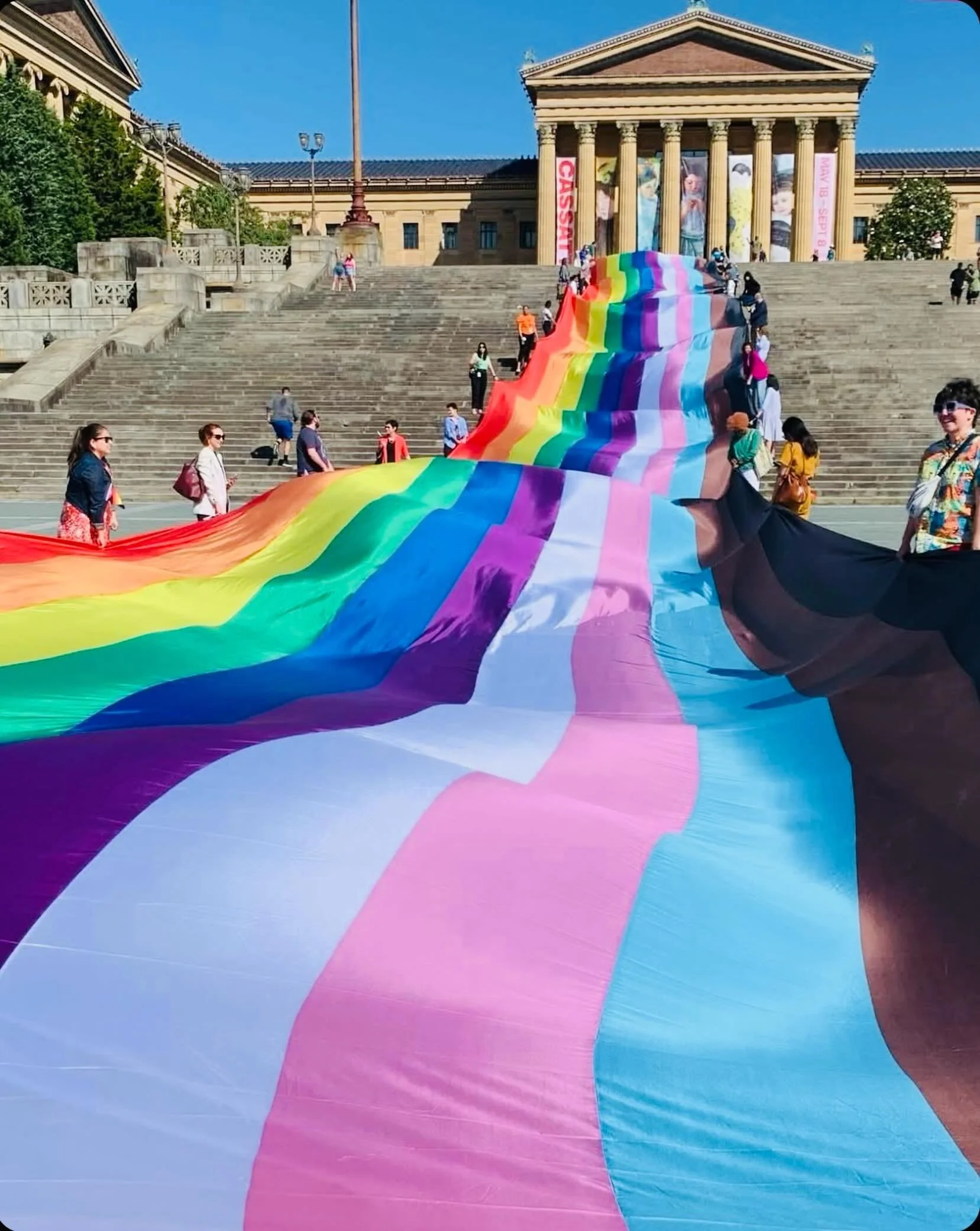 🏳️&zwj;🌈🏳️&zwj;⚧️ Our colors don&rsquo;t run, they march. HAPPY PRIDE PHILLY! 🌈