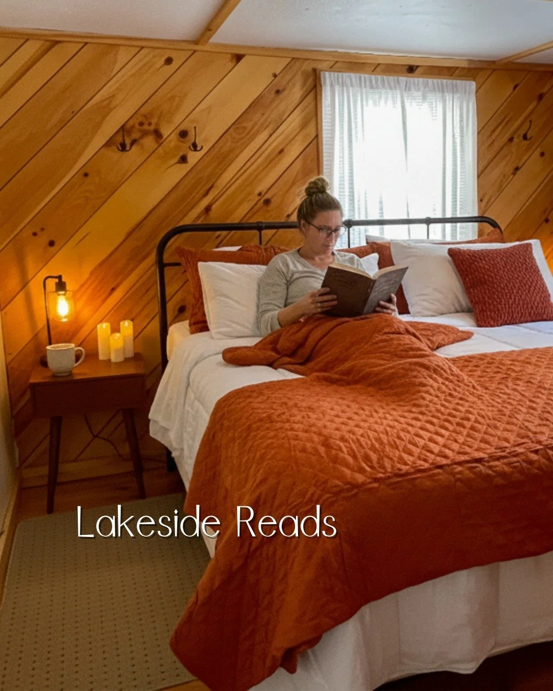 Our guests tell us that they love to spend their time with a warm blanket and a good book, especially when the weather gets chilly. Our properties have so many cozy places to curl up and read. What's your favorite book to read with a cozy blanket?