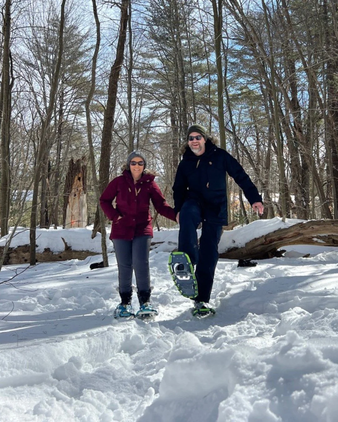 While skiing the mountain gets a lot of the glory, I'm not much of a skier. Chris and I often find ourselves heading deep into the woods on snowshoes. There is a stillness in the Rangeley air during winter that you just can't find anywhere else.

Do 