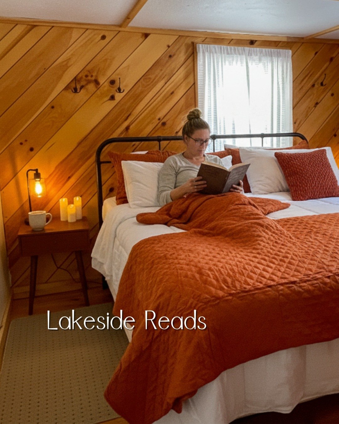 Our guests tell us that they love to spend their time with a warm blanket and a good book, especially when the weather gets chilly. Our properties have so many cozy places to curl up and read. What's your favorite book to read with a cozy blanket?
